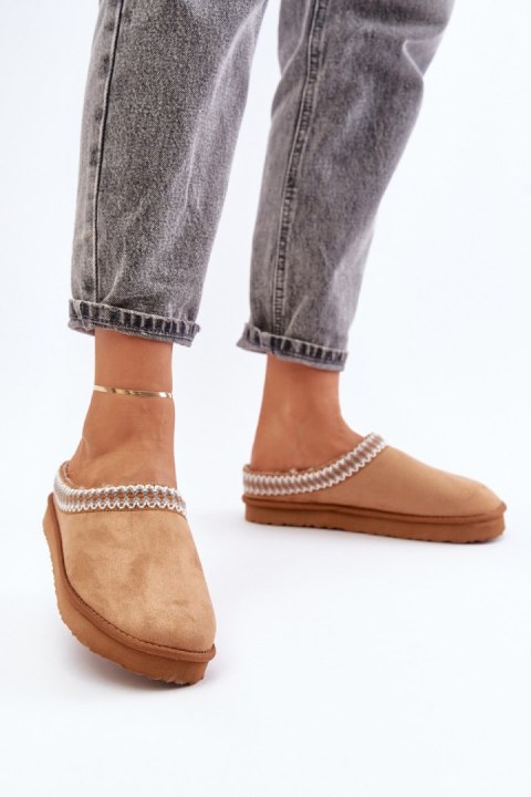 Kapcie Model Inblu FX000021 Camel - Step in style Step in style Kapcie Model Inblu FX000021 Camel - Step in style Step in style