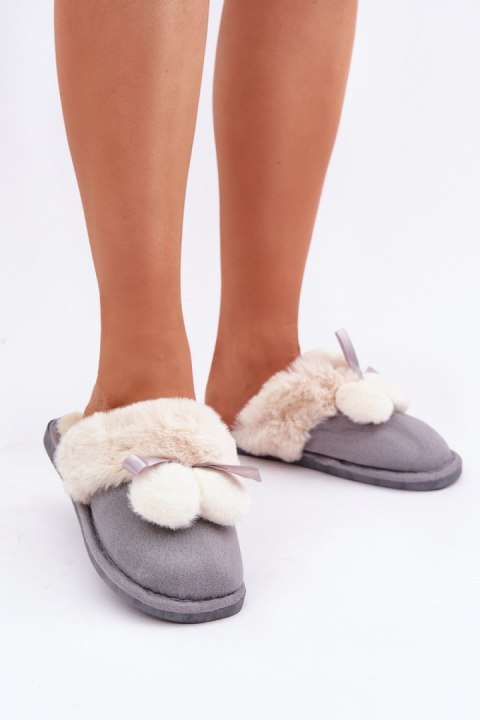 Kapcie Model Nartani YL-311 Grey - Step in style Step in style