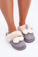 Kapcie Model Nartani YL-311 Grey - Step in style Step in style