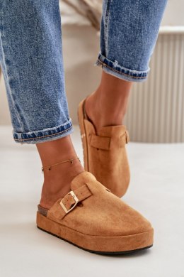 Kapcie Model Terilaina TL8-123 Camel - Step in style Step in style