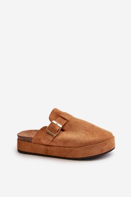 Kapcie Model Terilaina TL8-123 Camel - Step in style Step in style