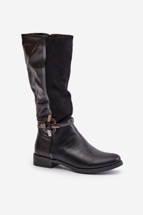Kozaki Model Leatharia ASA62-112 Black - Step in style Step in style Kozaki Model Leatharia ASA62-112 Black - Step in style Step in style