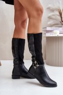 Kozaki Model Leatharia ASA62-112 Black - Step in style Step in style Kozaki Model Leatharia ASA62-112 Black - Step in style Step in style