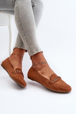 Mokasyny Model Aredilla 9988-73 camel - Step in style Step in style