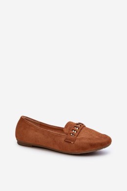 Mokasyny Model Aredilla 9988-73 camel - Step in style Step in style