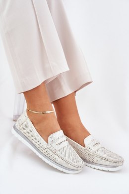 Mokasyny Model Bralithia 25PB02-9039 Gold - Step in style Step in style