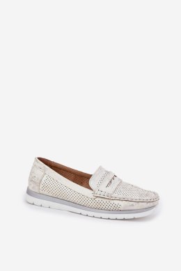 Mokasyny Model Bralithia 25PB02-9039 Gold - Step in style Step in style