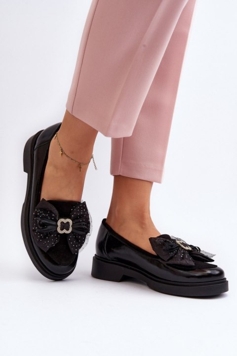 Mokasyny Model Laura Messi 2786/600-300 Black - Step in style Step in style Mokasyny Model Laura Messi 2786/600-300 Black - Step in style Step in style