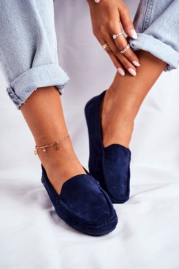 Mokasyny Model Morreno 20PB26-2190 Navy - Step in style Step in style