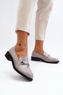 Mokasyny Model Nerilaja 66614 Grey - Step in style Step in style