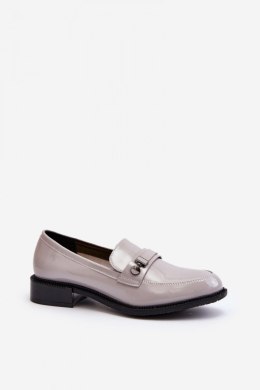 Mokasyny Model Nerilaja 66614 Grey - Step in style Step in style