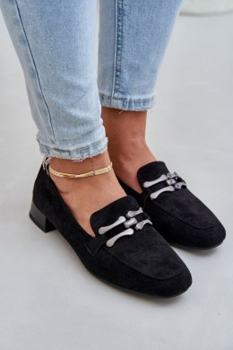Mokasyny Model Pillitha ASA268-4 Black - Step in style Step in style