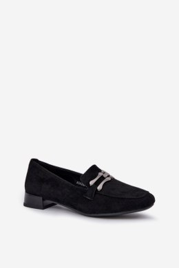 Mokasyny Model Pillitha ASA268-4 Black - Step in style Step in style