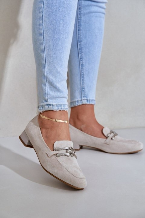 Mokasyny Model Pillitha ASA268-4 Light Beige - Step in style Step in style Mokasyny Model Pillitha ASA268-4 Light Beige - Step in style Step in style