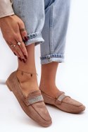 Mokasyny Model Ralrika YD6-52 Light Brown - Step in style Step in style Mokasyny Model Ralrika YD6-52 Light Brown - Step in style Step in style