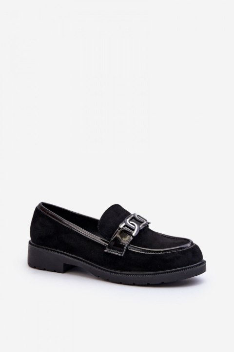 Mokasyny Model S.Barski HY3350A Black - Step in style Step in style Mokasyny Model S.Barski HY3350A Black - Step in style Step in style
