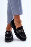 Mokasyny Model S.Barski HY3350A Black - Step in style Step in style Mokasyny Model S.Barski HY3350A Black - Step in style Step in style