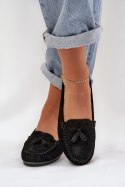 Mokasyny Model S.Barski LR51-548 Black - Step in style Step in style Mokasyny Model S.Barski LR51-548 Black - Step in style Step in style