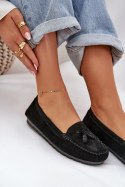 Mokasyny Model S.Barski LR51-548 Black - Step in style Step in style Mokasyny Model S.Barski LR51-548 Black - Step in style Step in style