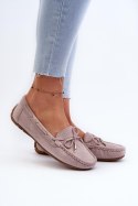 Mokasyny Model Si Passione FT246 Violet - Step in style Step in style Mokasyny Model Si Passione FT246 Violet - Step in style Step in style