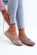 Mokasyny Model Si Passione FT246 Violet - Step in style Step in style Mokasyny Model Si Passione FT246 Violet - Step in style Step in style