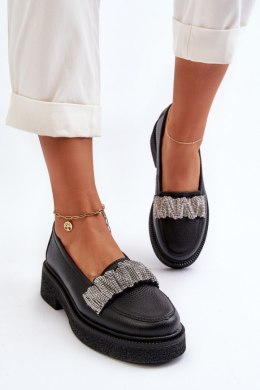 Mokasyny Model Zazoo 3419 Black Skóra - Step in style Step in style