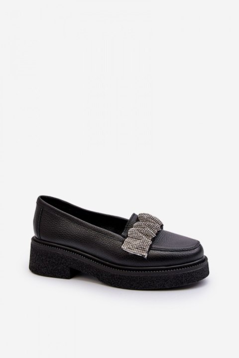 Mokasyny Model Zazoo 3419 Black Skóra - Step in style Step in style Mokasyny Model Zazoo 3419 Black Skóra - Step in style Step in style