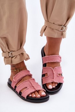 Sandał Klapki Model Lamirose H8-523 Pink - Step in style Step in style