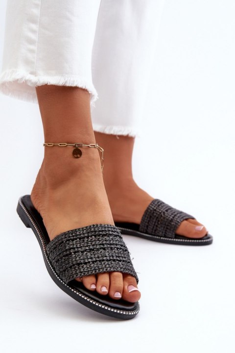 Sandał Klapki Model Radians WS9038 Black - Step in style Step in style Sandał Klapki Model Radians WS9038 Black - Step in style Step in style
