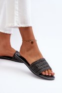 Sandał Klapki Model Radians WS9038 Black - Step in style Step in style Sandał Klapki Model Radians WS9038 Black - Step in style Step in style