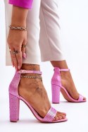 Sandały Model Idealistic H8-371 Pink - Step in style Step in style Sandały Model Idealistic H8-371 Pink - Step in style Step in style