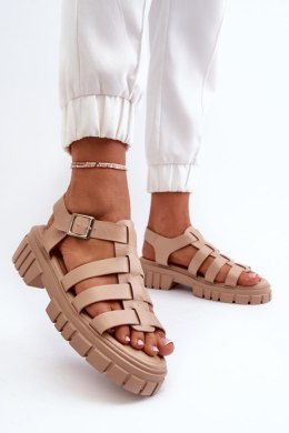 Sandały Model Rosarose N75-4 Beige - Step in style Step in style