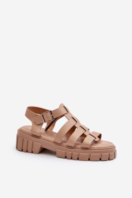 Sandały Model Rosarose N75-4 Beige - Step in style Step in style