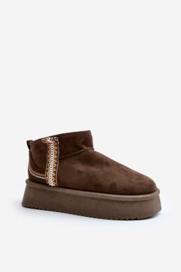 Śniegowce Model Udra UA-1833 Dark Green - Step in style Step in style