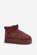 Śniegowce Model Xamella 20216-4H Dark Brown - Step in style Step in style Śniegowce Model Xamella 20216-4H Dark Brown - Step in style Step in style