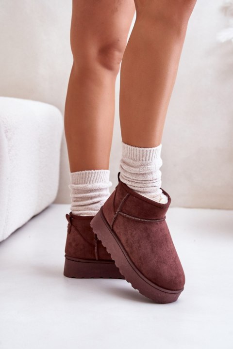 Śniegowce Model Xamella 20216-4H Dark Brown - Step in style Step in style Śniegowce Model Xamella 20216-4H Dark Brown - Step in style Step in style