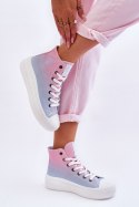 Trampki Model Big Star LL274A191 Pink/Blue - Step in style Step in style Trampki Model Big Star LL274A191 Pink/Blue - Step in style Step in style