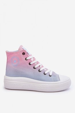 Trampki Model Big Star LL274A191 Pink/Blue - Step in style Step in style
