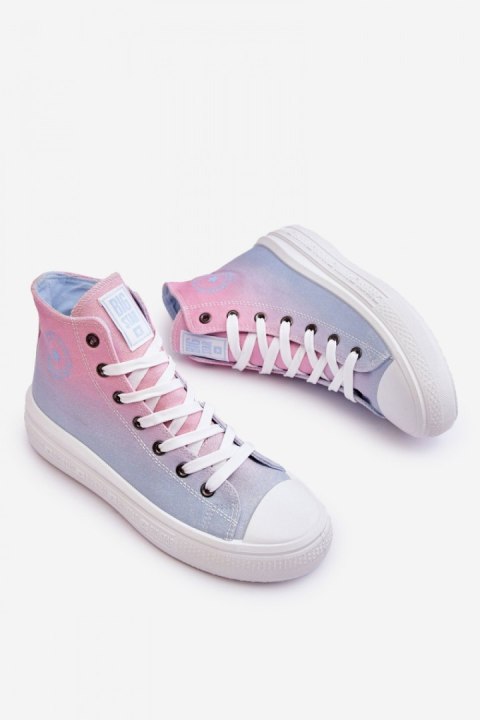 Trampki Model Big Star LL274A191 Pink/Blue - Step in style Step in style Trampki Model Big Star LL274A191 Pink/Blue - Step in style Step in style
