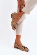 Baleriny Model Nestavia ASA222-1 Beige - Step in style Step in style Baleriny Model Nestavia ASA222-1 Beige - Step in style Step in style