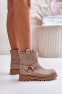 Botki Model Lewski 3610 Beige - Step in style Step in style Botki Model Lewski 3610 Beige - Step in style Step in style