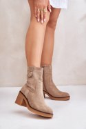 Botki Model Vailia RMR2460-21 Brown - Step in style Step in style Botki Model Vailia RMR2460-21 Brown - Step in style Step in style