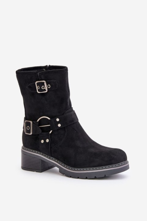Botki Model Zudra 7280 Black - Step in style Step in style Botki Model Zudra 7280 Black - Step in style Step in style