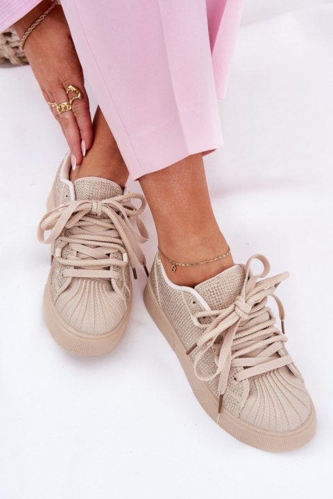 Buty Sportowe Model Eanneth 8970 Beige - Step in style Step in style Buty Sportowe Model Eanneth 8970 Beige - Step in style Step in style