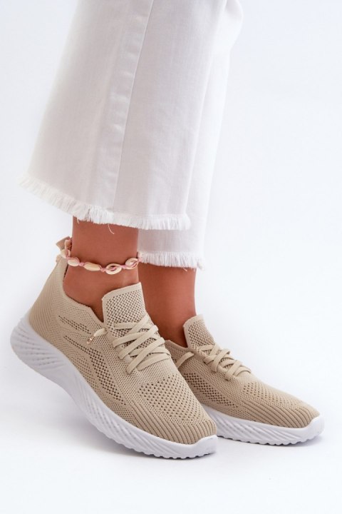 Buty Sportowe Model Jagelia 24SP02-7047 Beige - Step in style Step in style Buty Sportowe Model Jagelia 24SP02-7047 Beige - Step in style Step in style