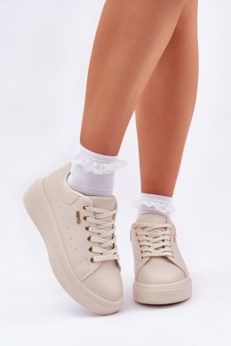 Buty Sportowe Model Lelandine TL601-8 Light Beige - Step in style Step in style