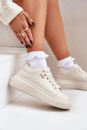 Buty Sportowe Model Lelandine TL601-8 Light Beige - Step in style Step in style Buty Sportowe Model Lelandine TL601-8 Light Beige - Step in style Step in style