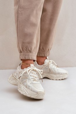 Buty Sportowe Model Seladwen 8952 Beige - Step in style Step in style