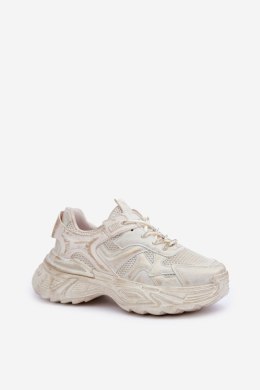 Buty Sportowe Model Seladwen 8952 Beige - Step in style Step in style
