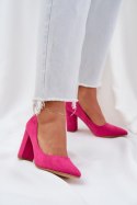Czółenka Model Florena NF-47P Fuksja - Step in style Step in style Czółenka Model Florena NF-47P Fuksja - Step in style Step in style